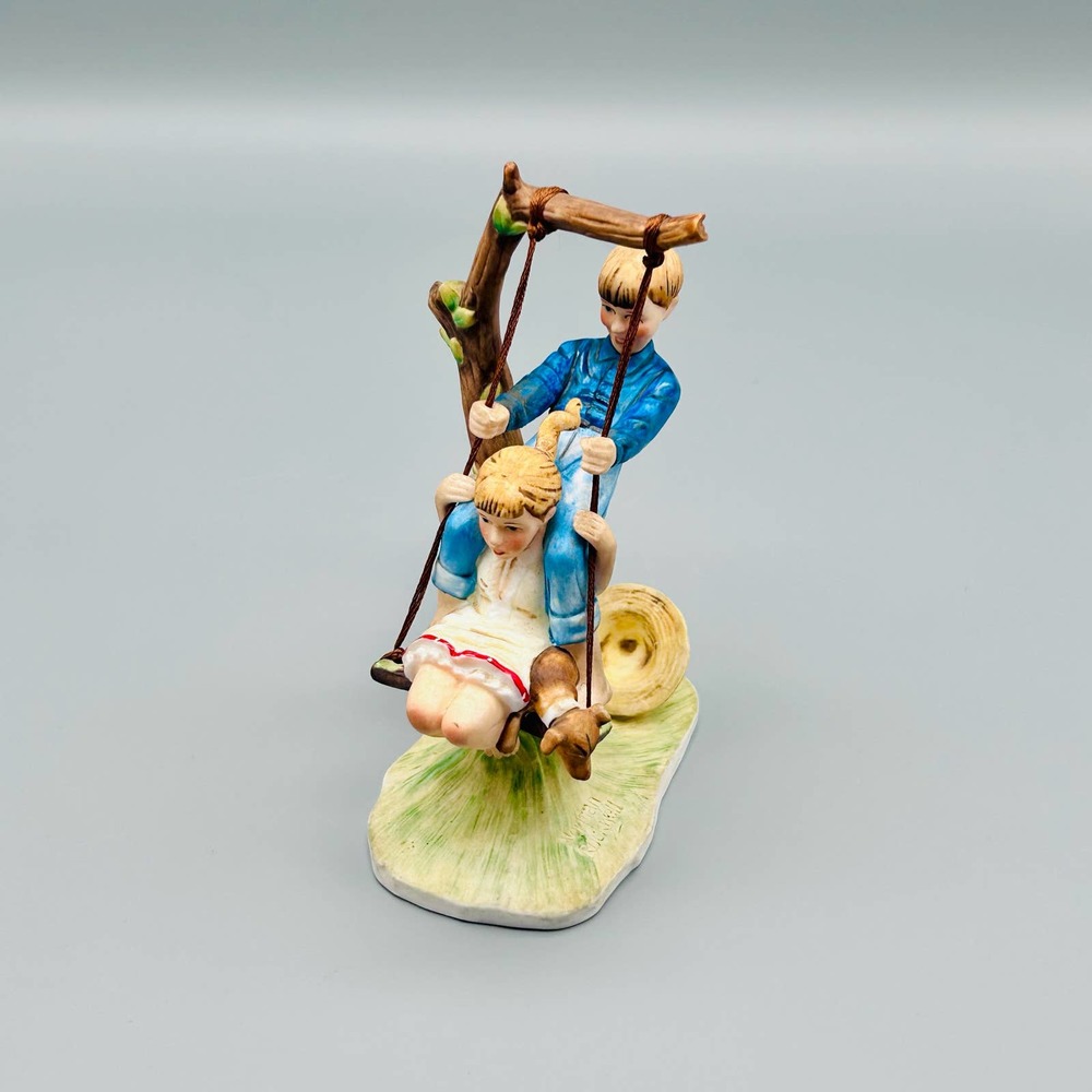 Gorham Collectors Society “Flying High” Norman Rockwell Figurine